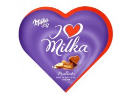 Milka I love шоколадные конфеты с начинкой из миндальных и лесных орехов 138 г